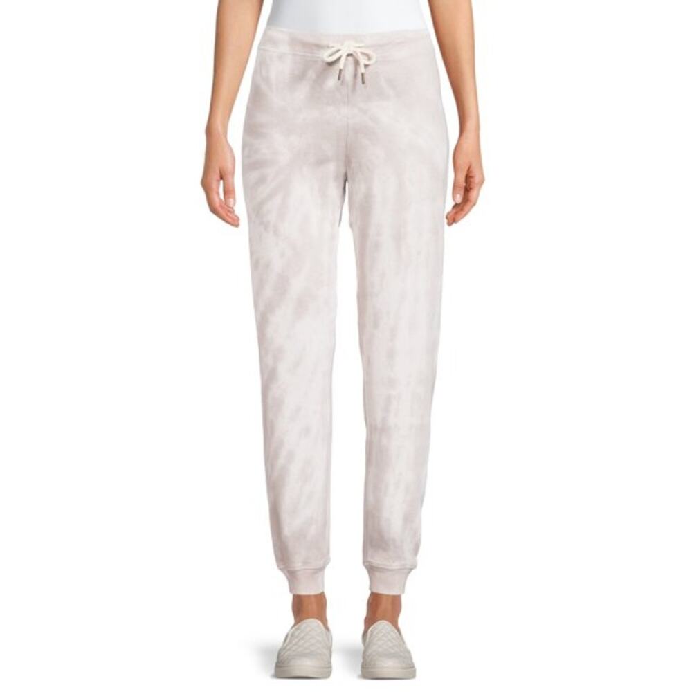 Time and Tru Grey / White Tie Dye Basic Coordinating Joggers